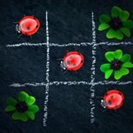 clover, four leaf clover, lucky clover, tic tac toe, lucky bug, mystery, puzzle, joining together, emotion, solution, greeting card, placement game, abstract, beetle, game, three wins, four-leaf, clover, clover, puzzle, puzzle, puzzle, puzzle, puzzle